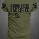 Ryan Weaver Honor Their Sacrifice Men's T-shirt | GRITEAR™ Apparel
