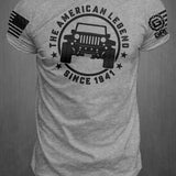 The American Legend Jeep T-shirt| GRITGEAR™ Apparel