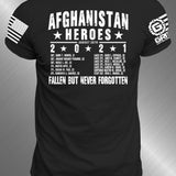 13 Afghanistan Heroes Men's T-shirt | GRITGEAR Apparel