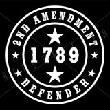 2nd Amendment Defender Vinyl Decal | Grit Style Gear