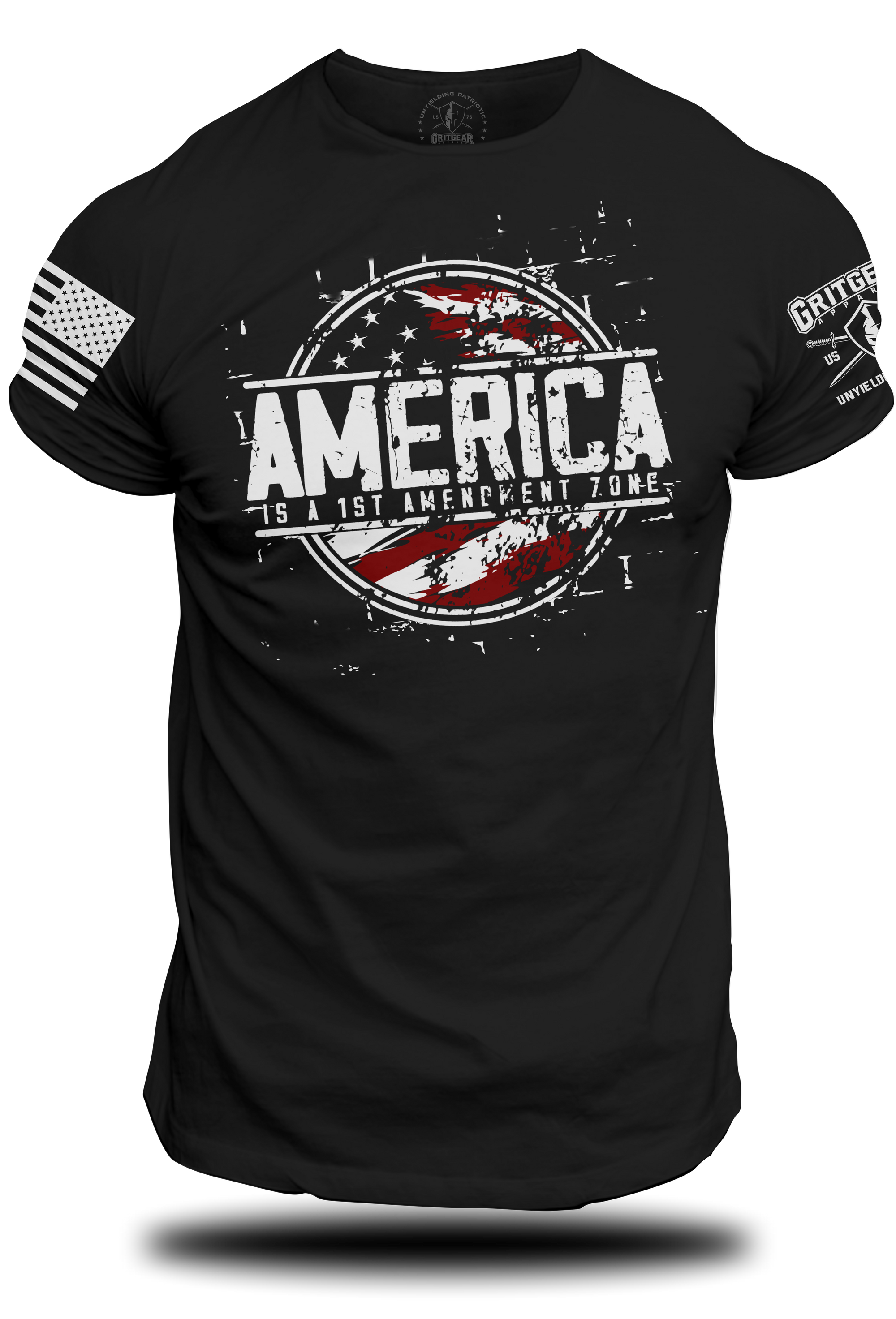 America 1st Amendment Zone T-shirt | Grit Gear Apparel