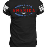 Ryan Weaver - United States Freedom 1776 T-shirt | Grit Gear Apparel
