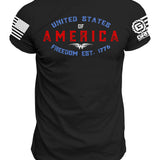 Ryan Weaver - United States Freedom 1776 T-shirt | Grit Gear Apparel