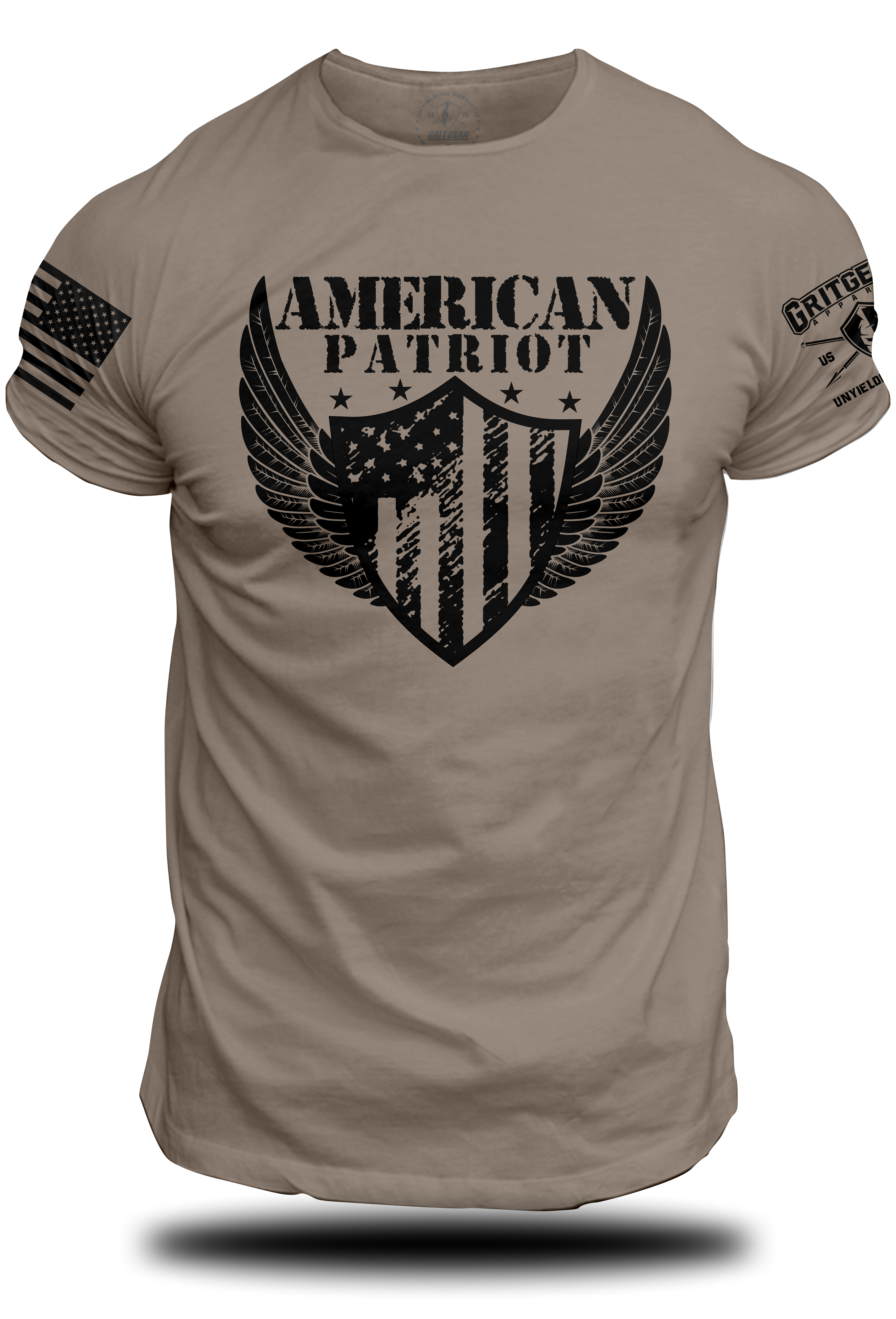 American Patriot Wing T-shirt | Grit Gear Apparel