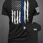 Back The Blue - Blue Line T-shirt | GRITGEAR™ Apparel