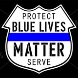 Blue Lives Matter Vinyl Decal | Grit Style Gear