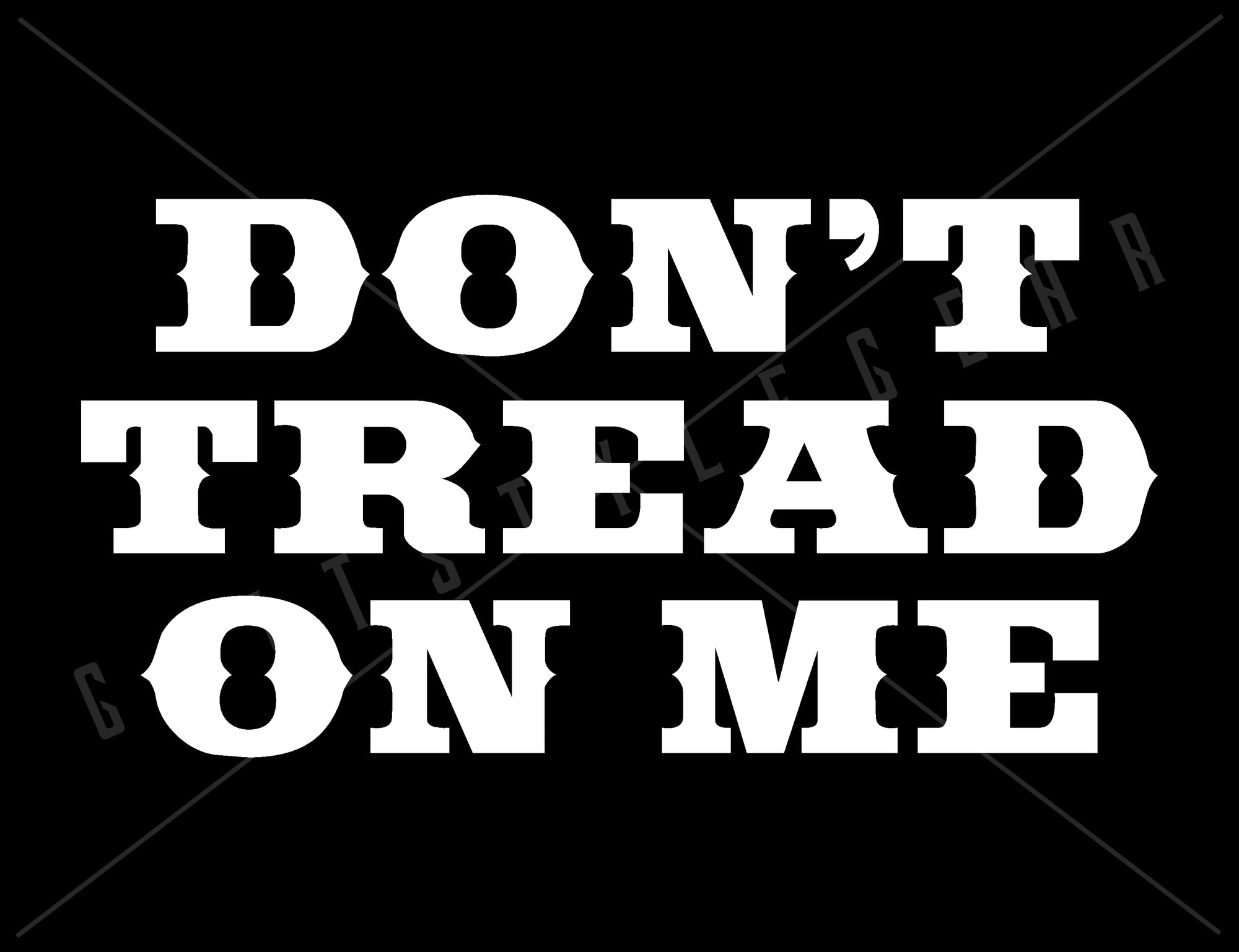 Don't Tread On Me - 2nd Amendment Vinyl Decal | Grit Style Gear