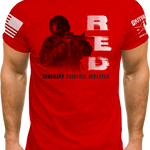 Fighting Soldier RED T-shirt | Grit Gear Apparel ®