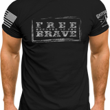 Free Because of the Brave T-shirt | Grit Gear Apparel ®