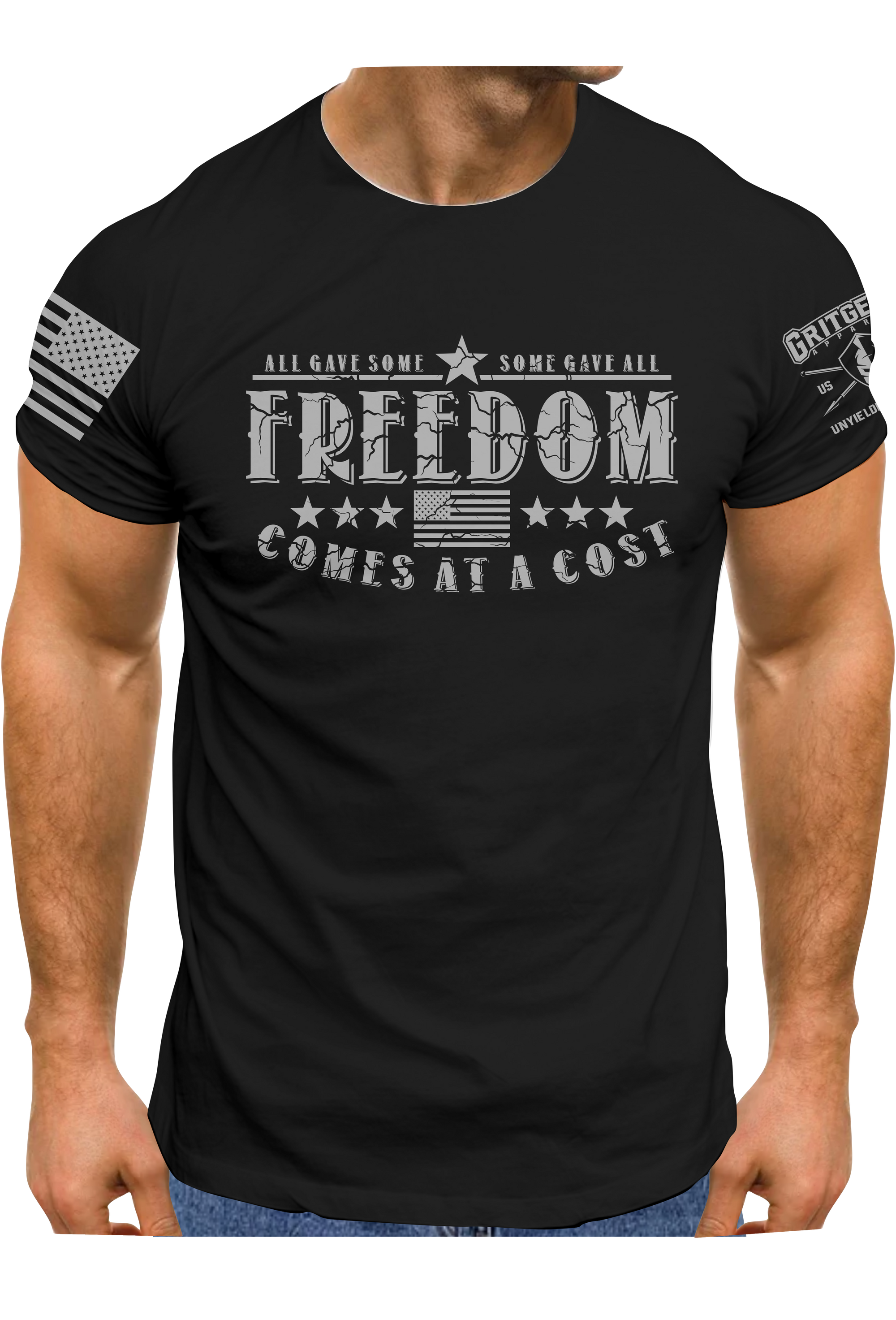Freedom Comes at a Cost T-shirt | Grit Gear Apparel