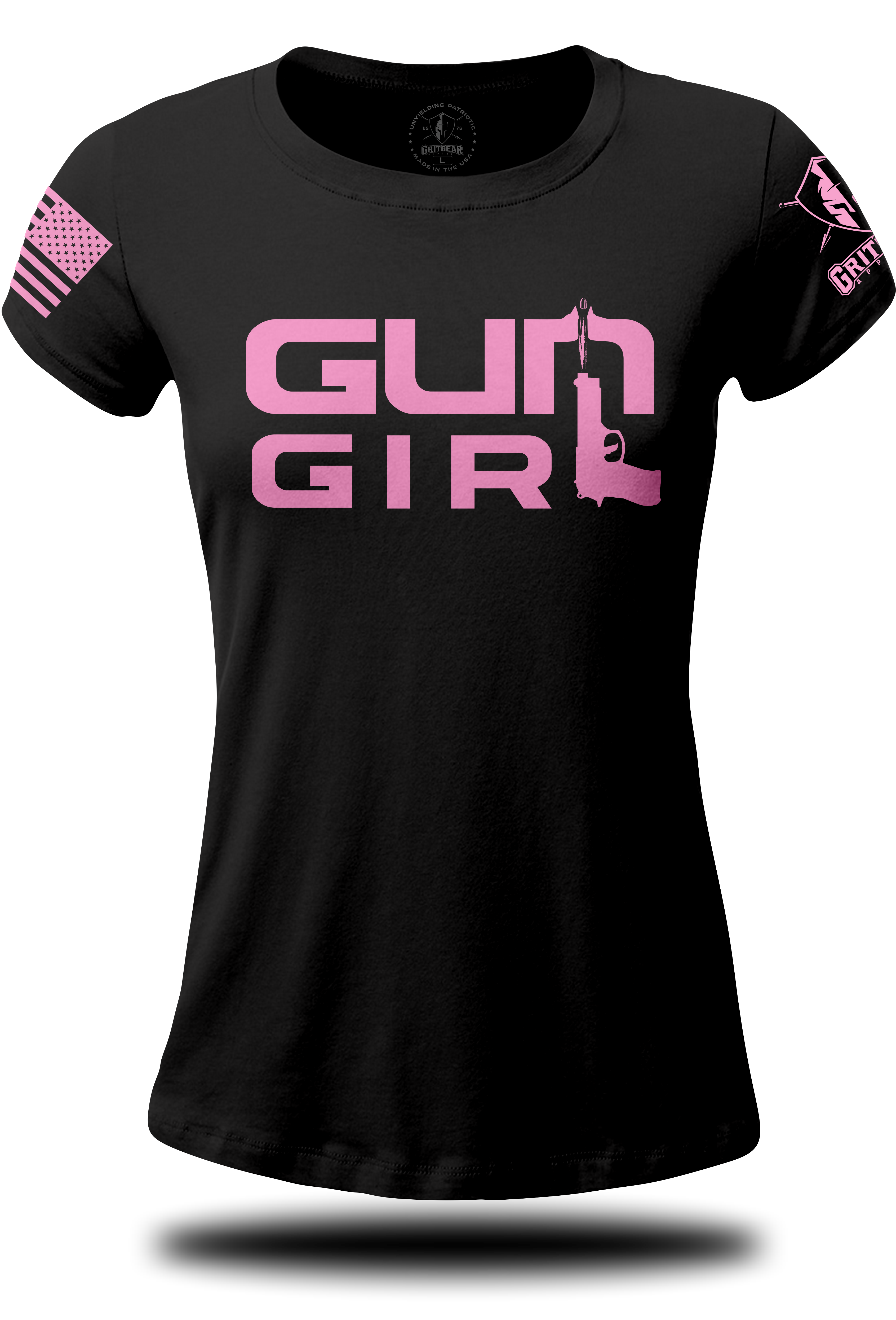 Gun Girl Ladies - T-shirt | Grit Gear Apparel