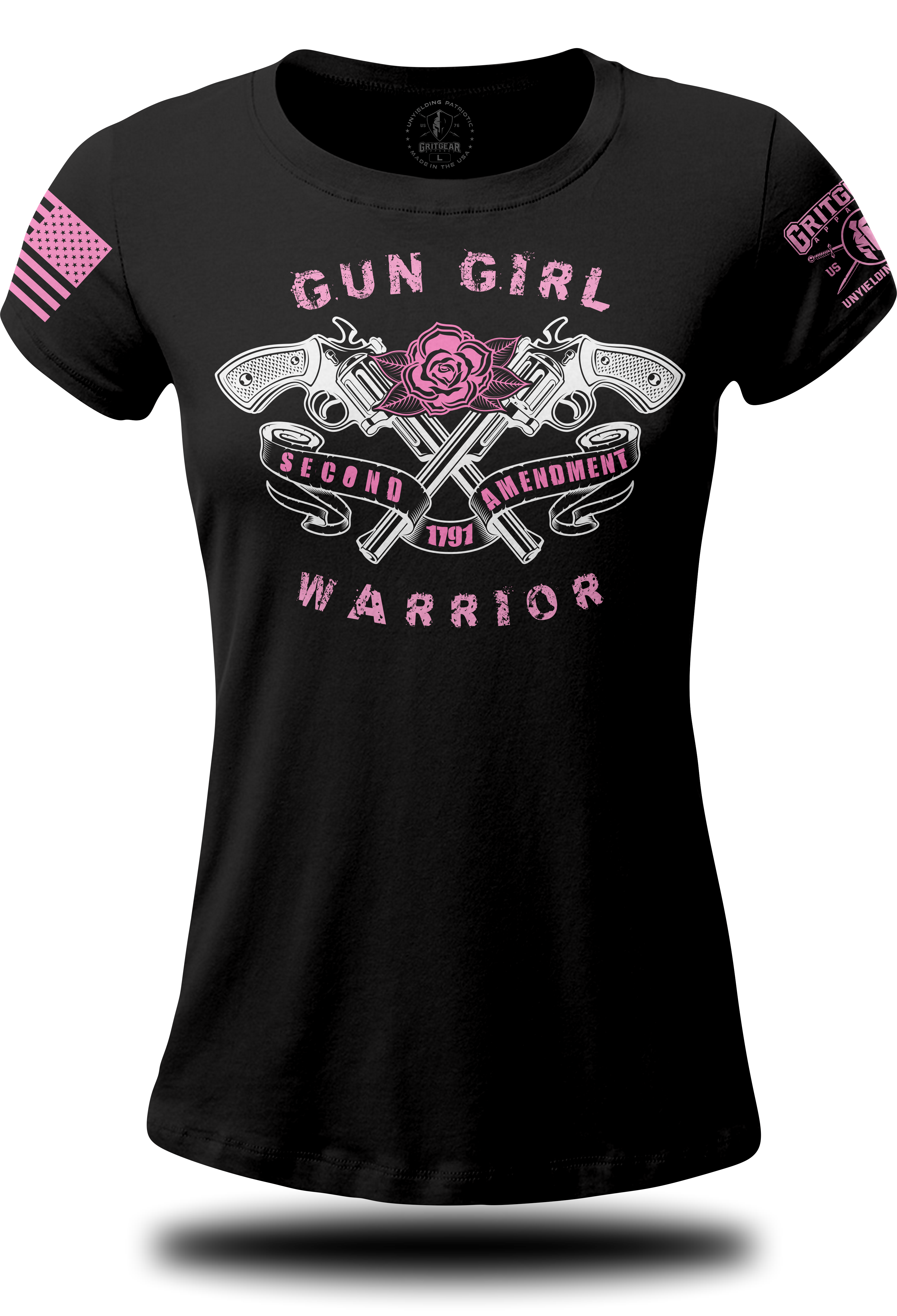 Gun Girl Warrior T-shirt | Grit Gear Apparel