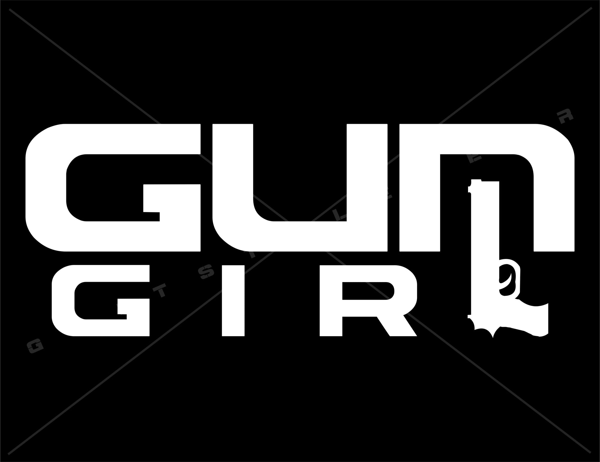 Gun Girl Vinyl Decal | Grit Style Gear