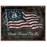 Don't Tread on Me - Vintage Flag Tin Sign