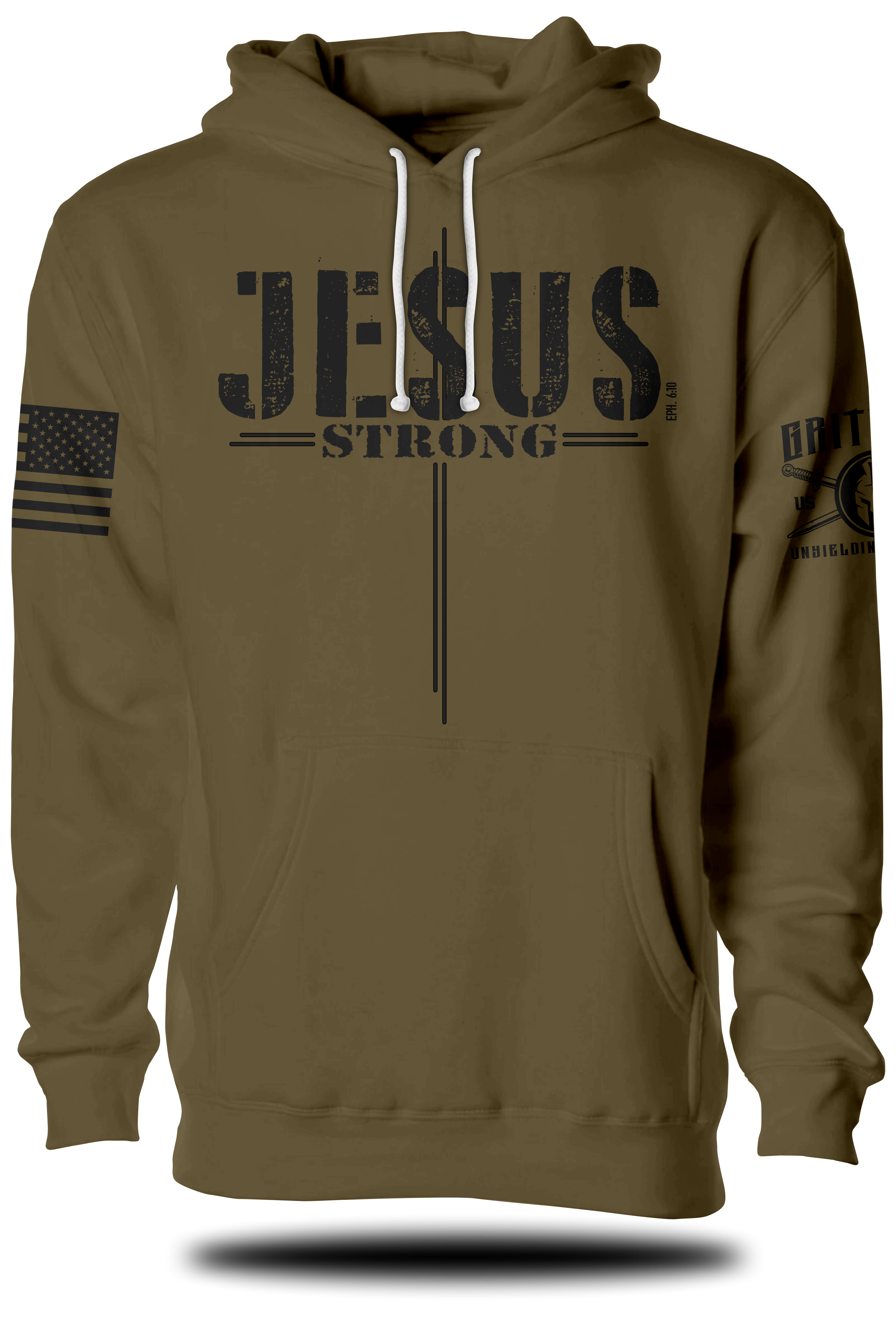 Jesus Strong Hoodie | Grit Gear Apparel