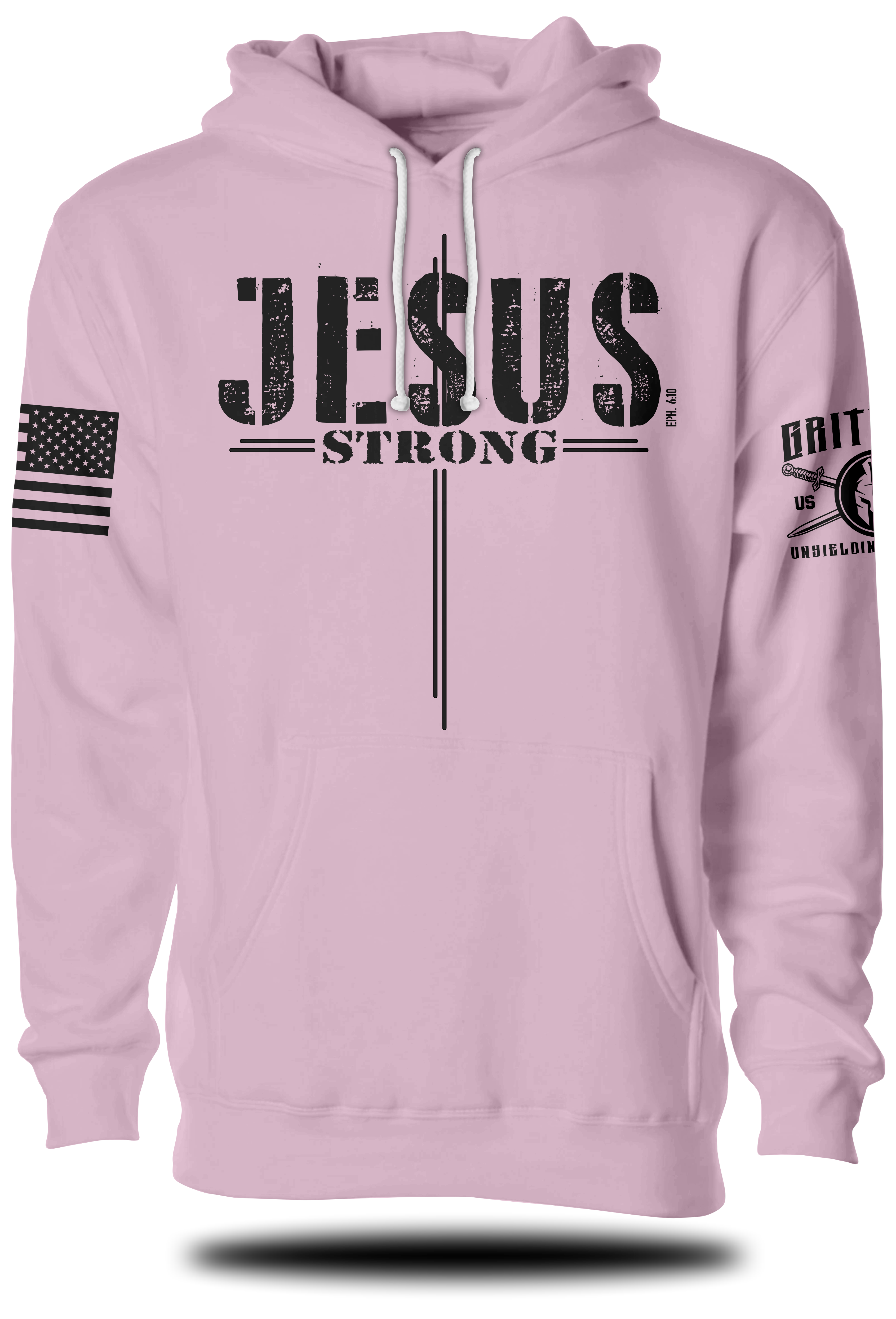 Jesus Strong Hoodie | Grit Gear Apparel