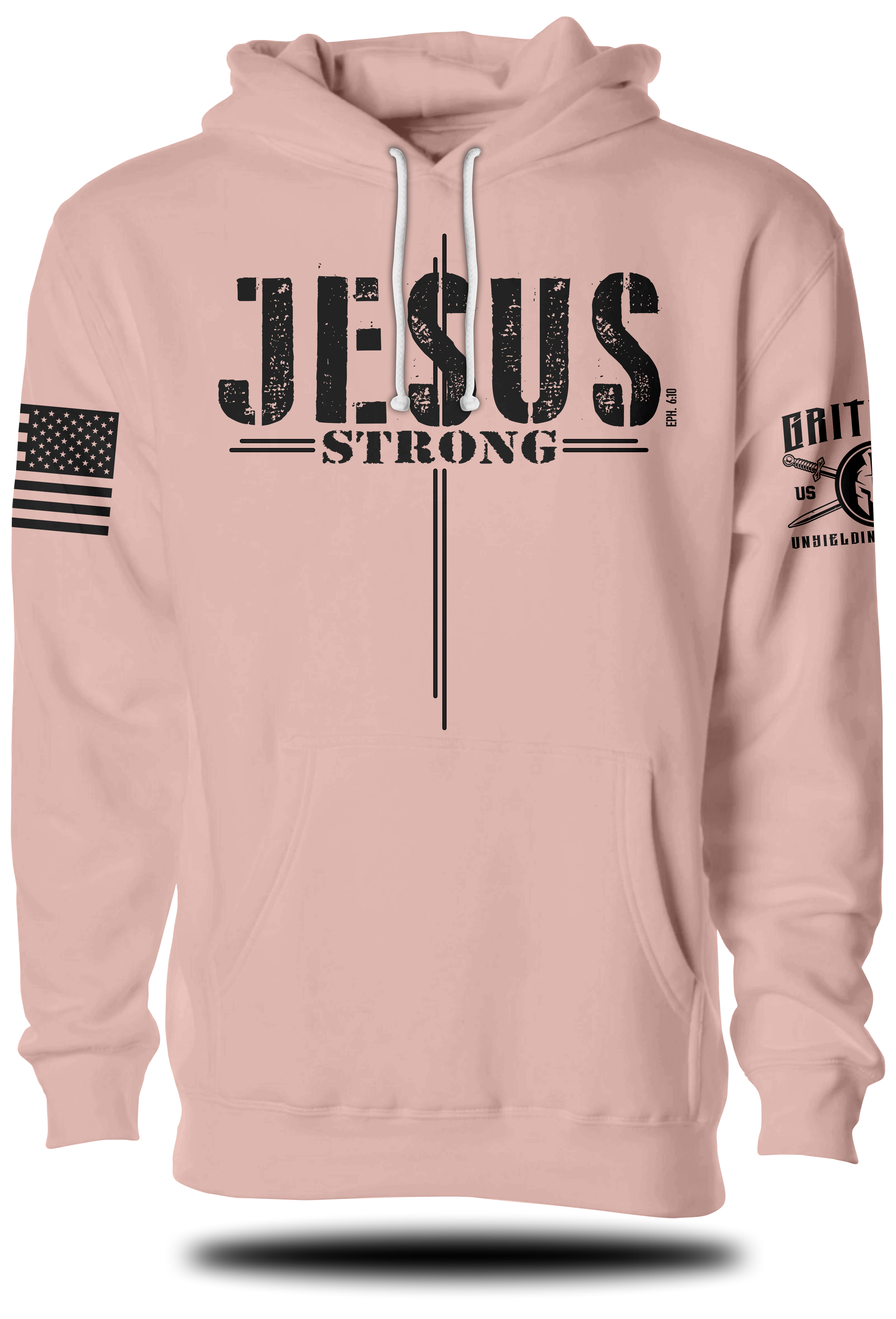 Jesus Strong Hoodie | Grit Gear Apparel