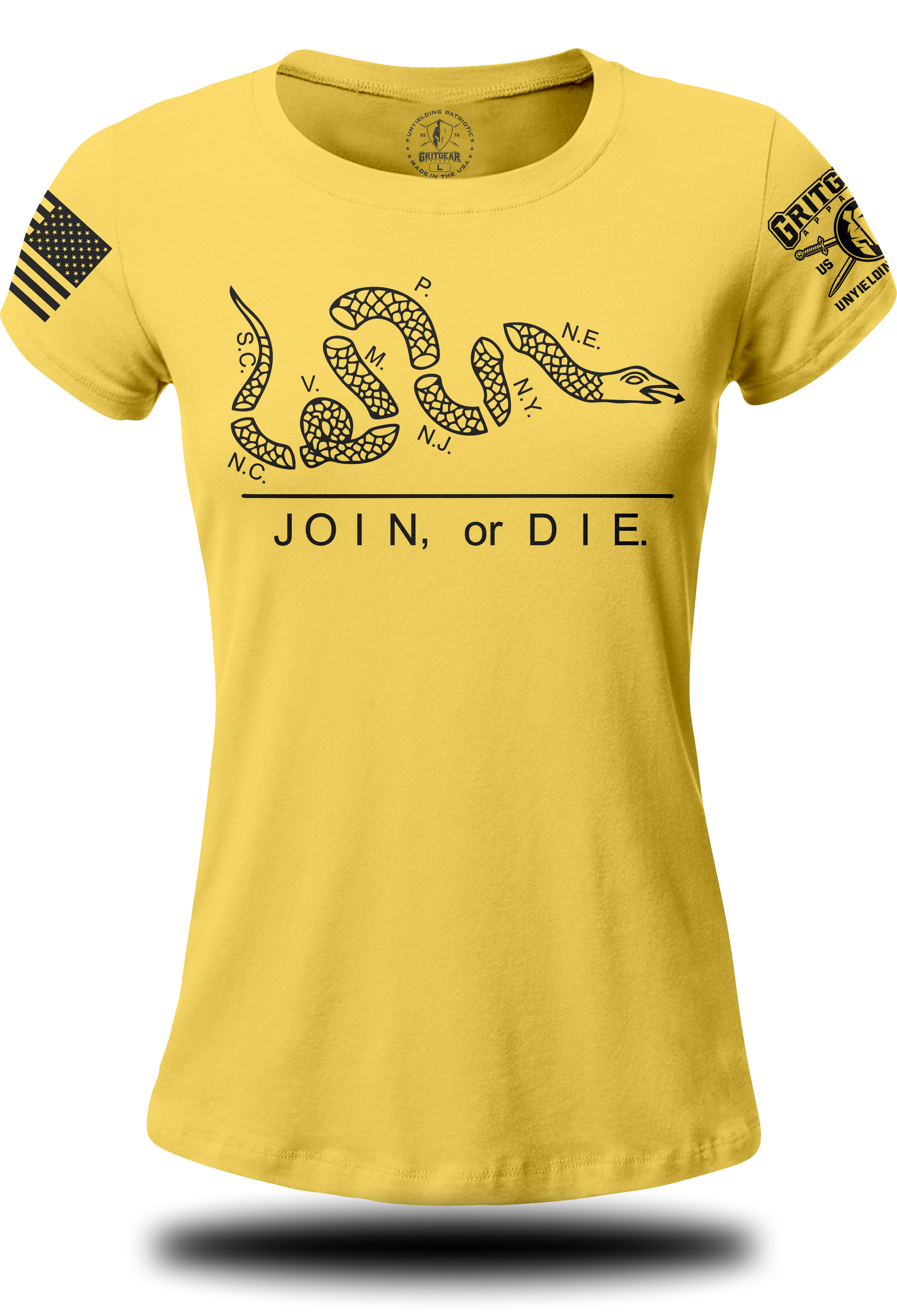 JOIN or DIE W Tee | Grit Gear Apparel
