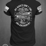 Ryan Weaver - My Rights Don't End T-shirt | Grit Gear Apparel