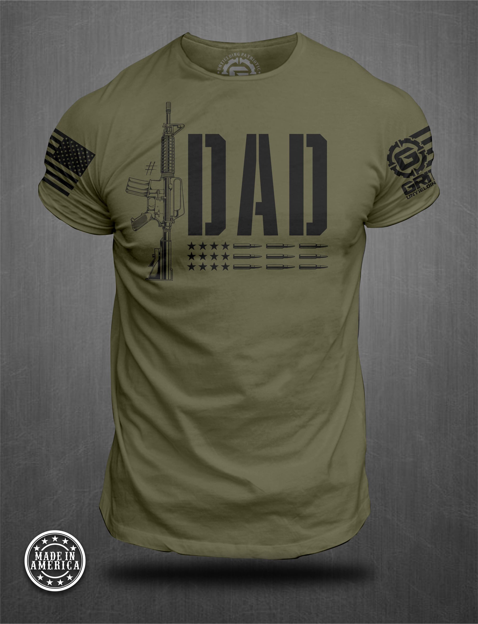 Number One DAD - Men's T-shirt | Grit Gear Apparel