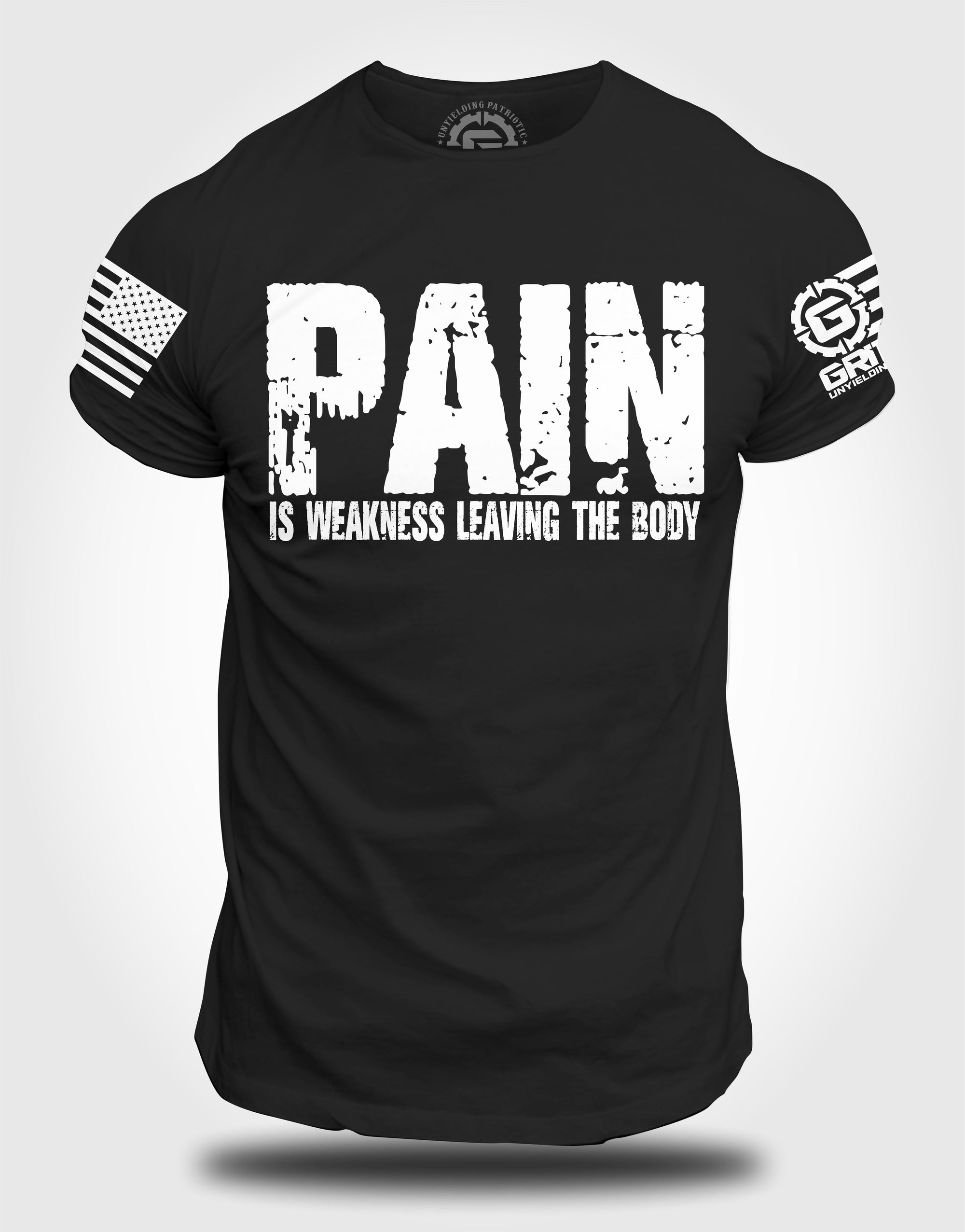 PAIN is Weakness Leaving T-shirt | Grit Gear Apparel