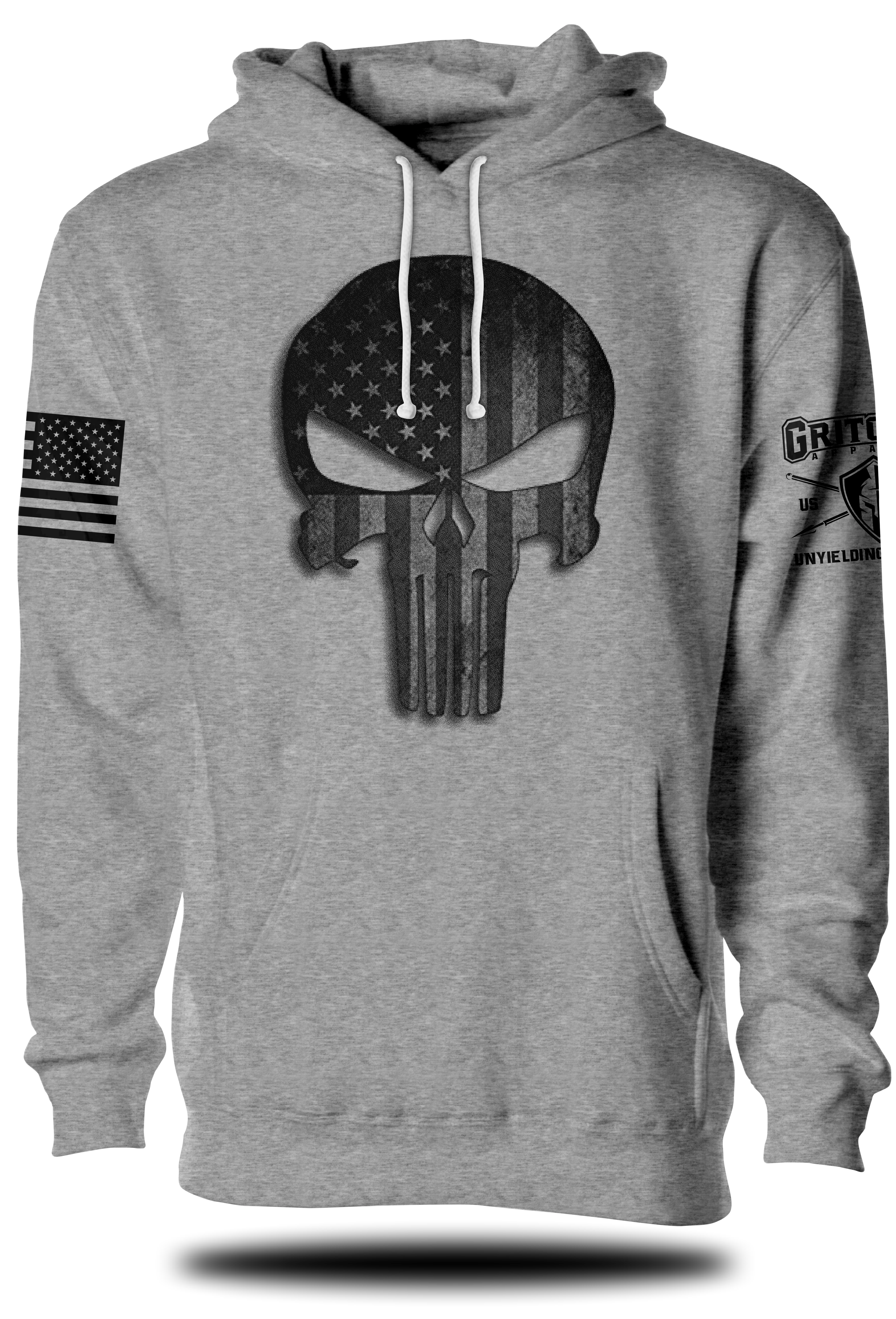 Punisher Stars and Stripes Hoodie | Grit Gear Apparel®