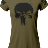 Punisher Explode Ladies Tee | Grit Gear Apparel