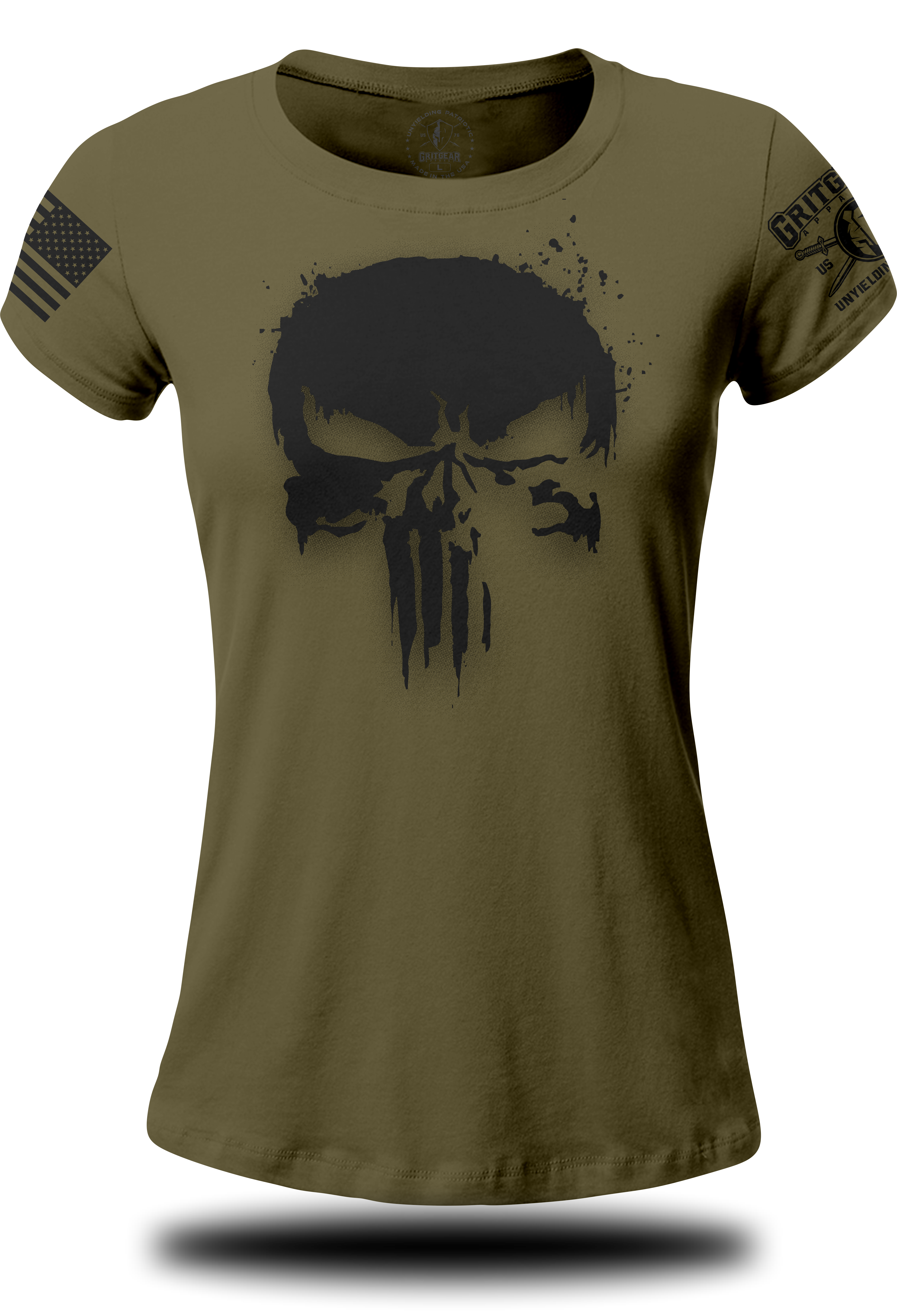 Punisher Explode Ladies Tee | Grit Gear Apparel