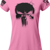 Punisher Explode Ladies Tee | Grit Gear Apparel