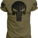 Punisher Stars and Stripes Tee | Grit Gear Apparel