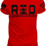 RED - Star T-shirt  | Grit Gear Apparel®