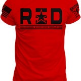 RED - Star T-shirt | Grit Gear Apparel®