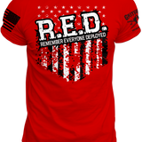 RED 1 - Remember Everyone Deployed Tee | Grit Gear Apparel