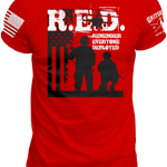RED Two Soldiers Chopper T-shirt | Grit Gear Apparel ®