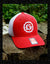 Red & White Grit Gear Logo Embroidered Hat | Grit Gear Apparel®