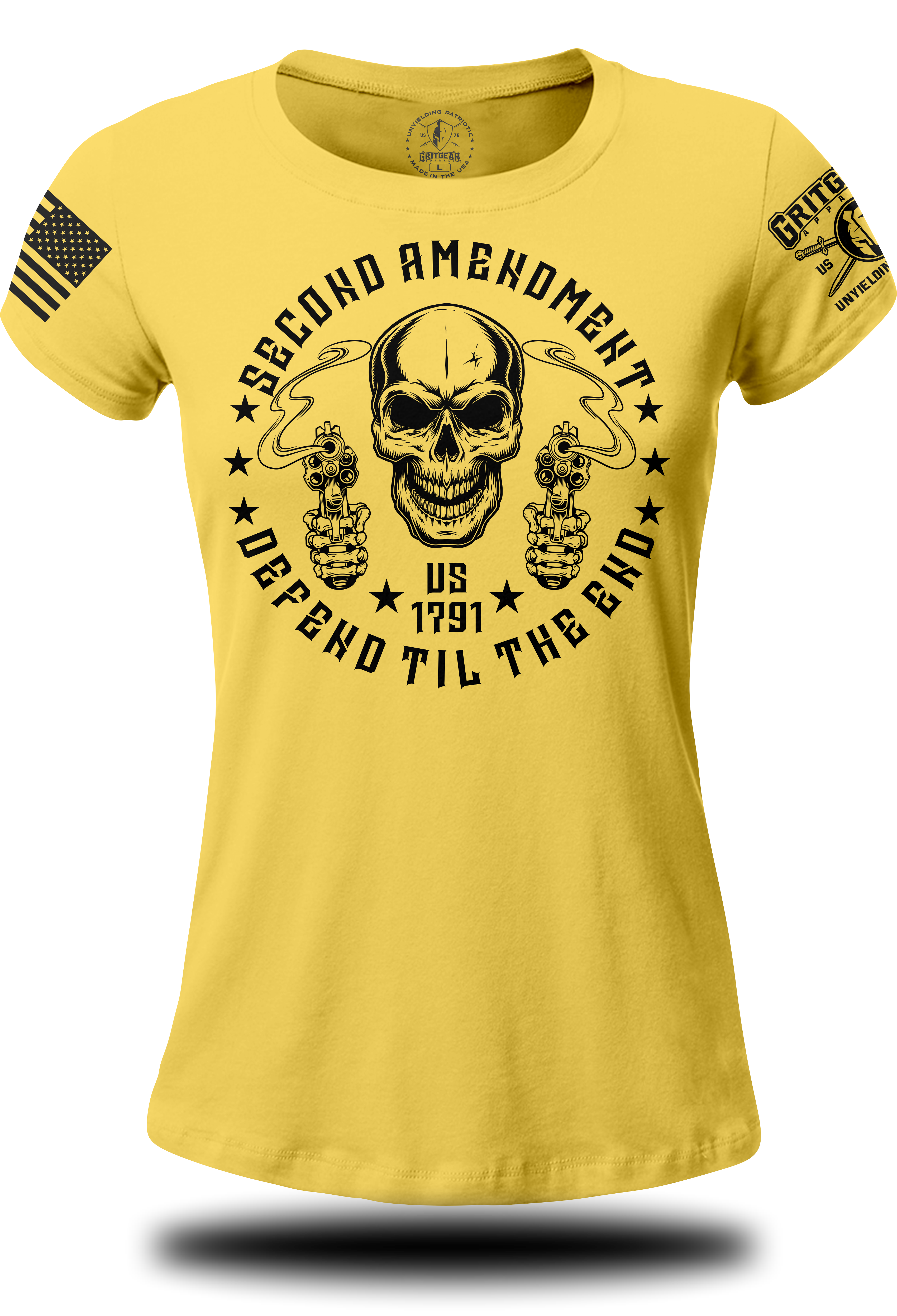 Defend til the End Ladies Tee | Grit Gear Apparel