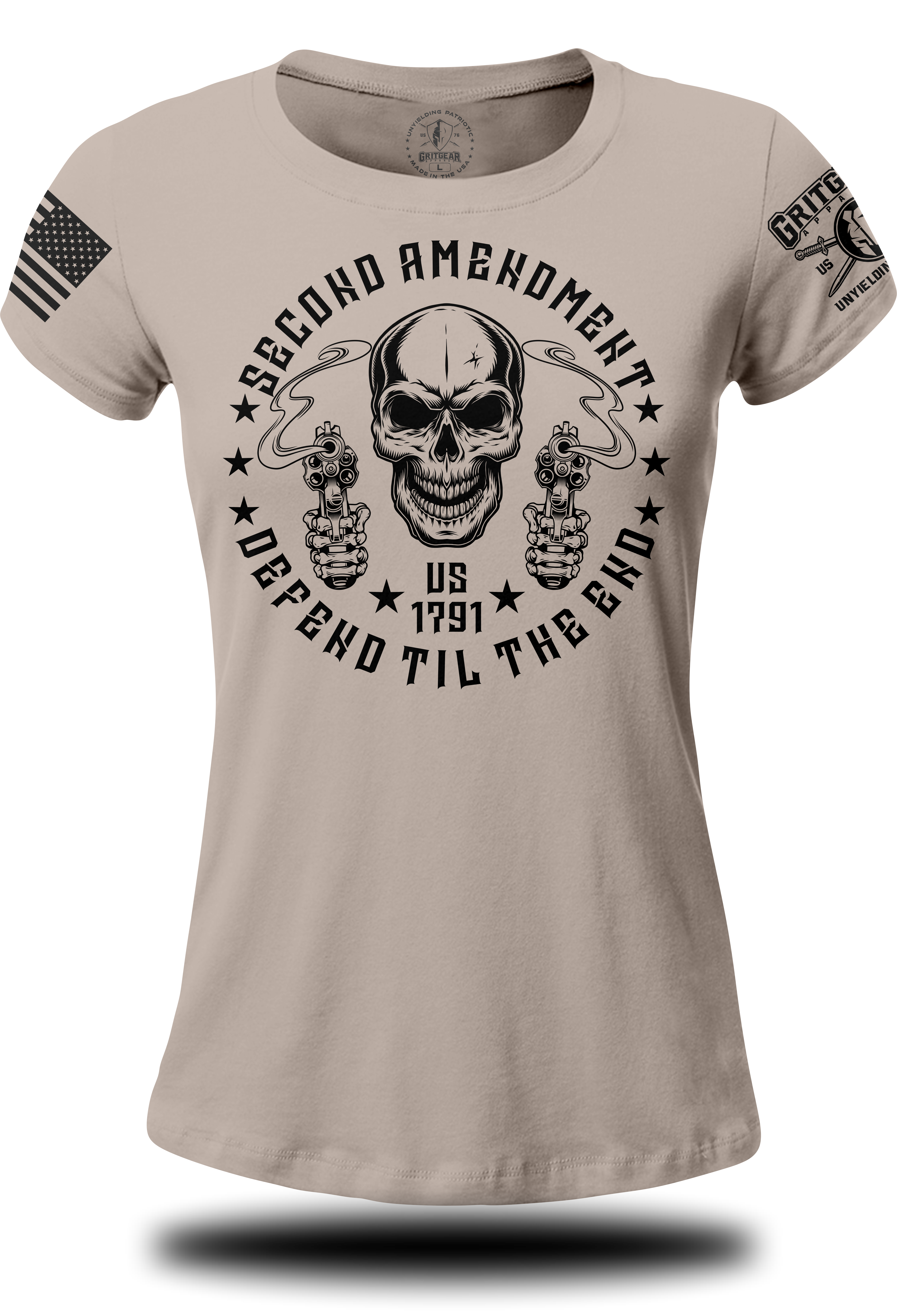 Defend til the End Ladies Tee | Grit Gear Apparel