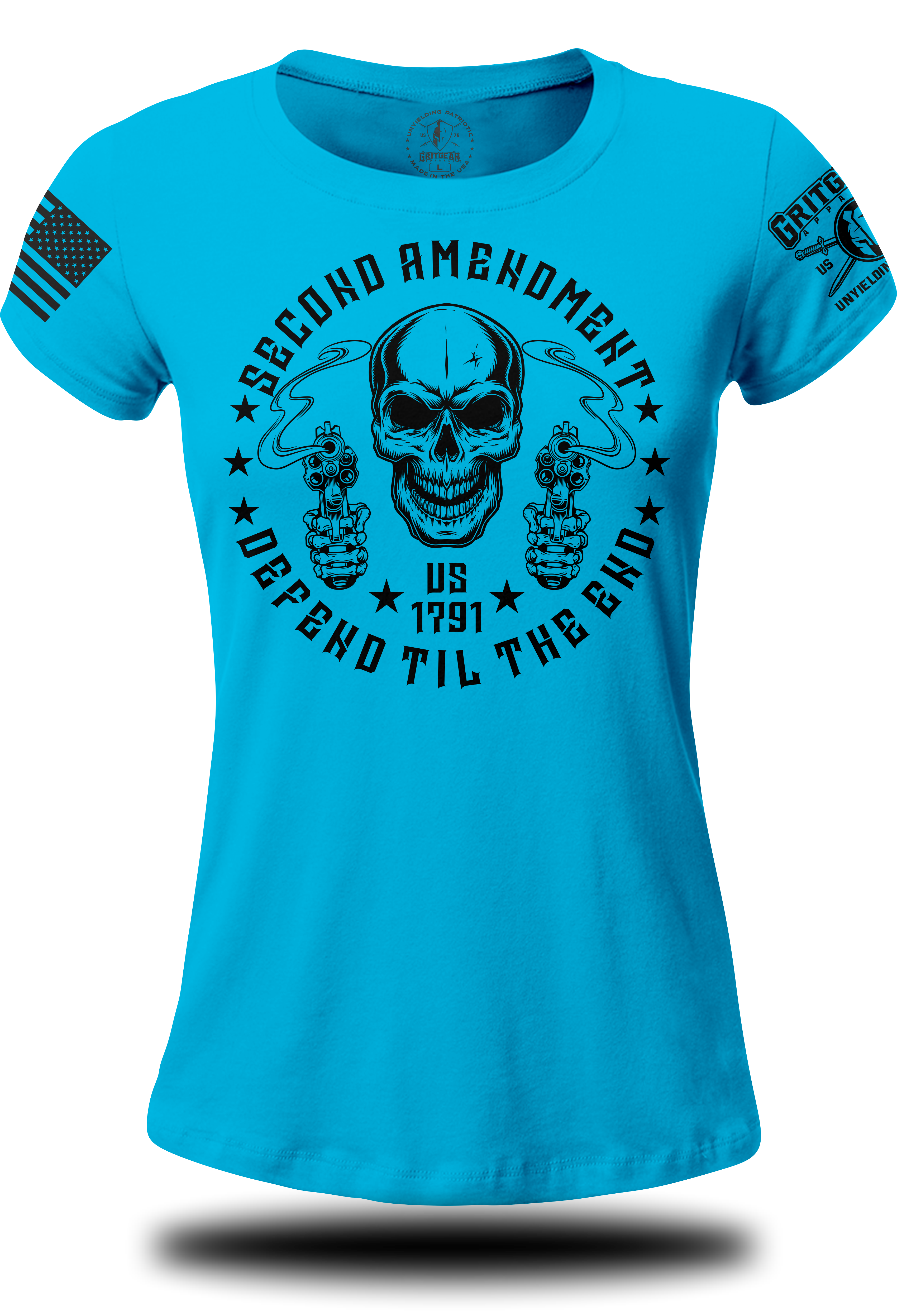 Defend til the End Ladies Tee | Grit Gear Apparel