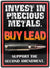 Invest in Precious Metals Tin Sign | Grit Style Gear