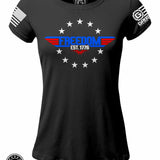 Ryan Weaver - Top Gun Freedom EST 1776 LADIES Slim Fit T-shirt