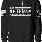USA Veteran Proud of It Hoodie | Grit Gear Apparel ®