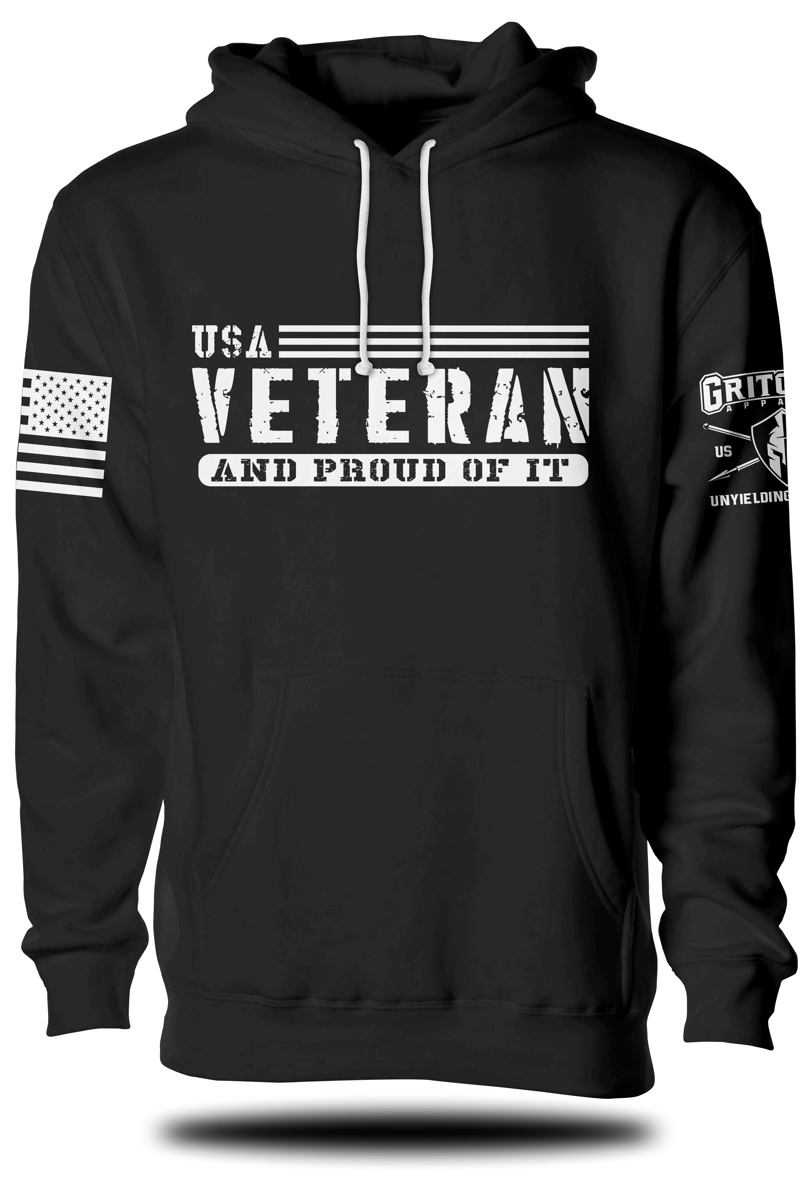 USA Veteran Proud of It Hoodie | Grit Gear Apparel ®