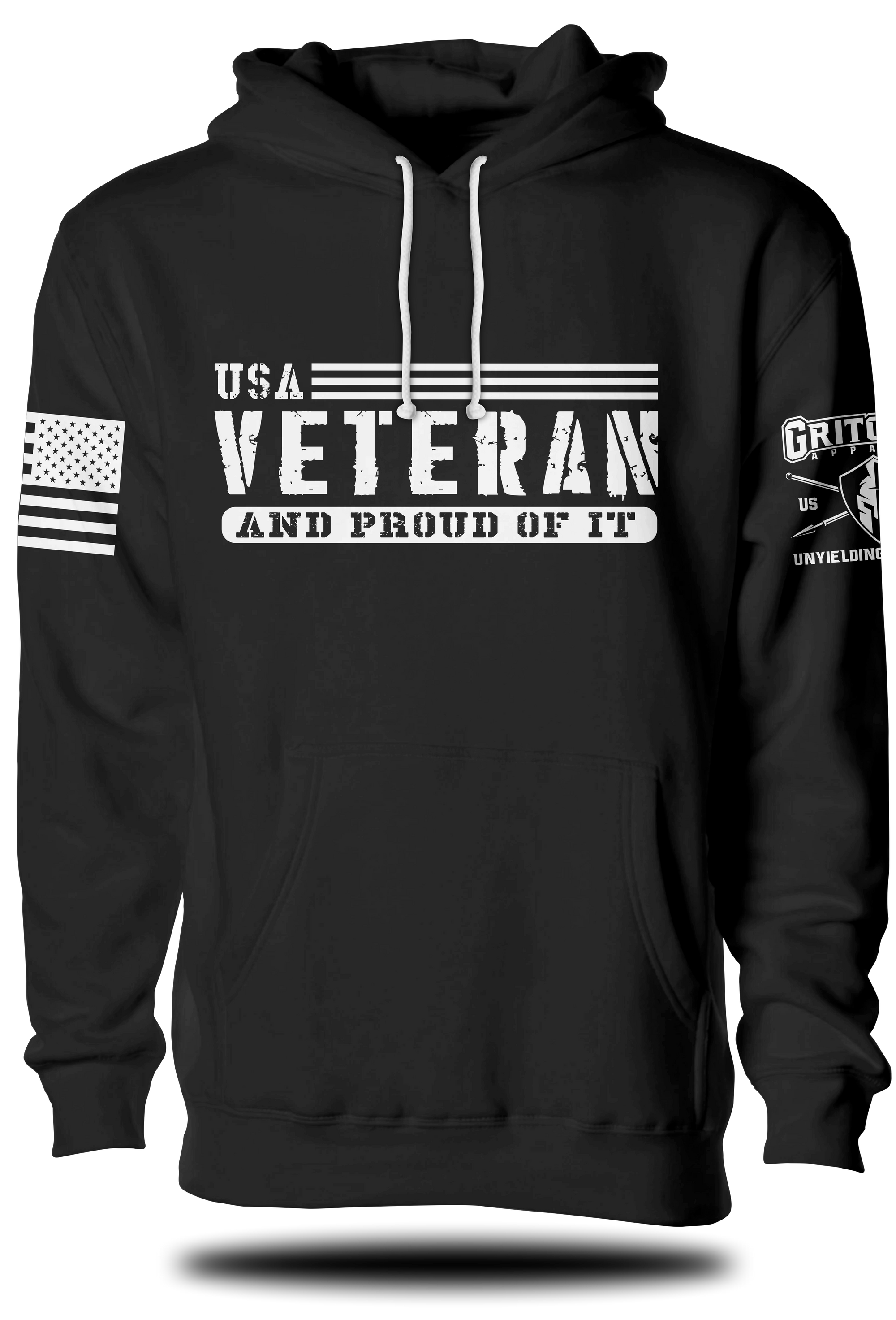 USA Veteran Proud of It Hoodie | Grit Gear Apparel ®