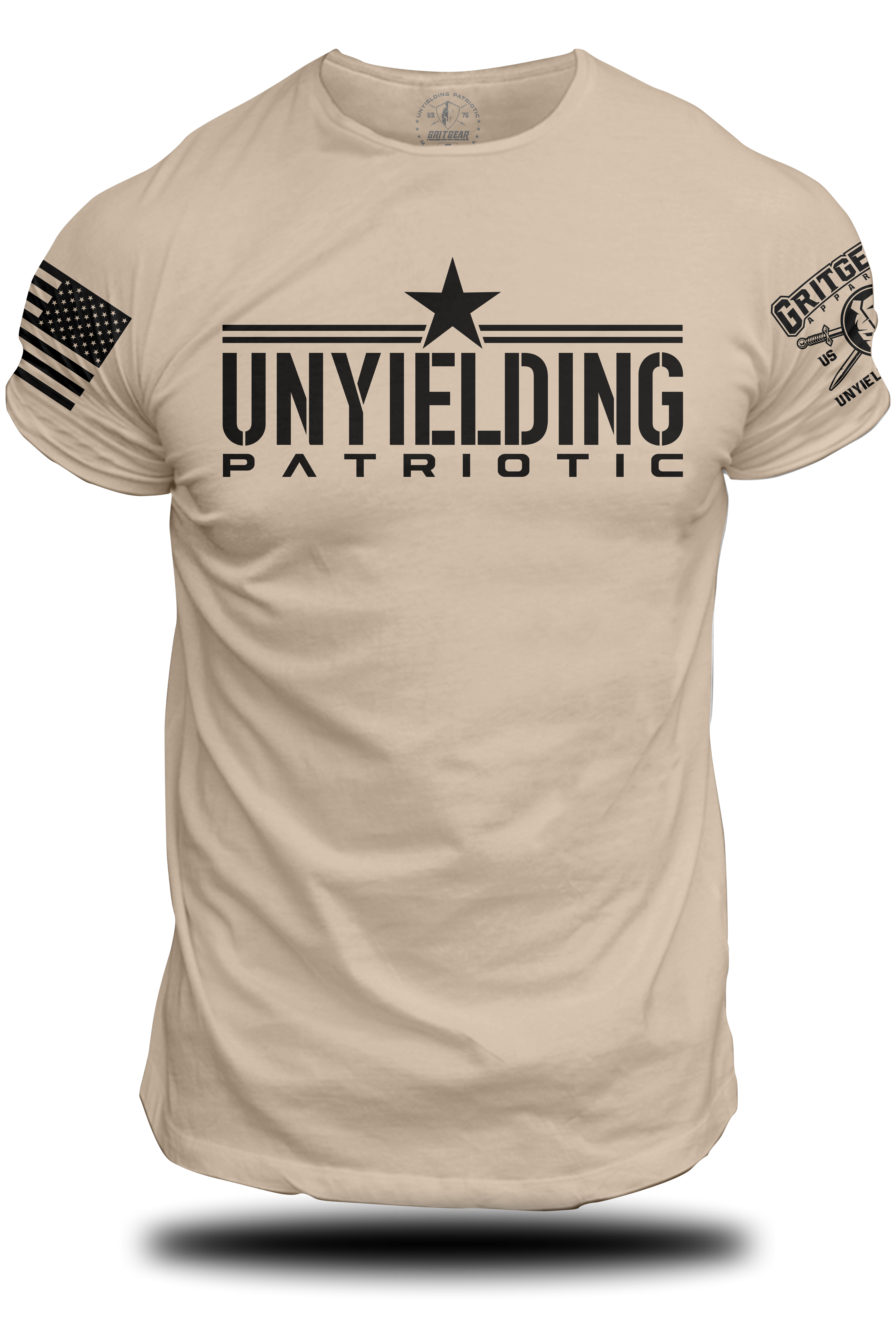 Unyielding Patriotic T-shirt | Grit Gear Apparel