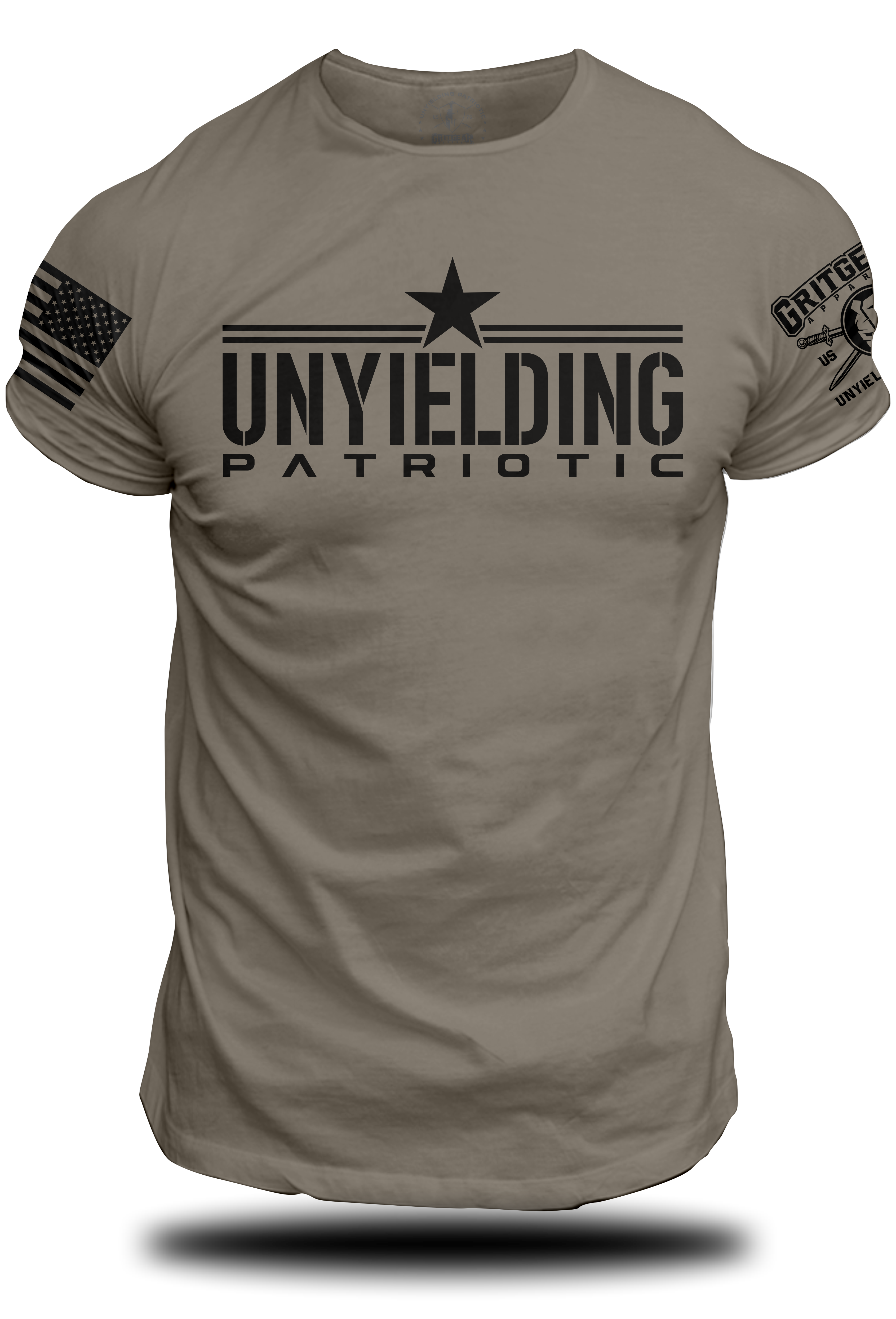 Unyielding Patriotic T-shirt | Grit Gear Apparel
