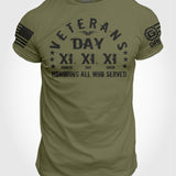 Veterans Day 11.11.11 Ryan Weaver T-shirt | Grit Gear Apparel
