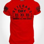 Veterans Day 11.11.11 Ryan Weaver T-shirt | Grit Gear Apparel