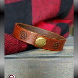 Leather We The People Bracelet Cuff | GRITGEAR Apparel