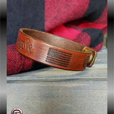 Leather We The People Bracelet Cuff | GRITGEAR Apparel