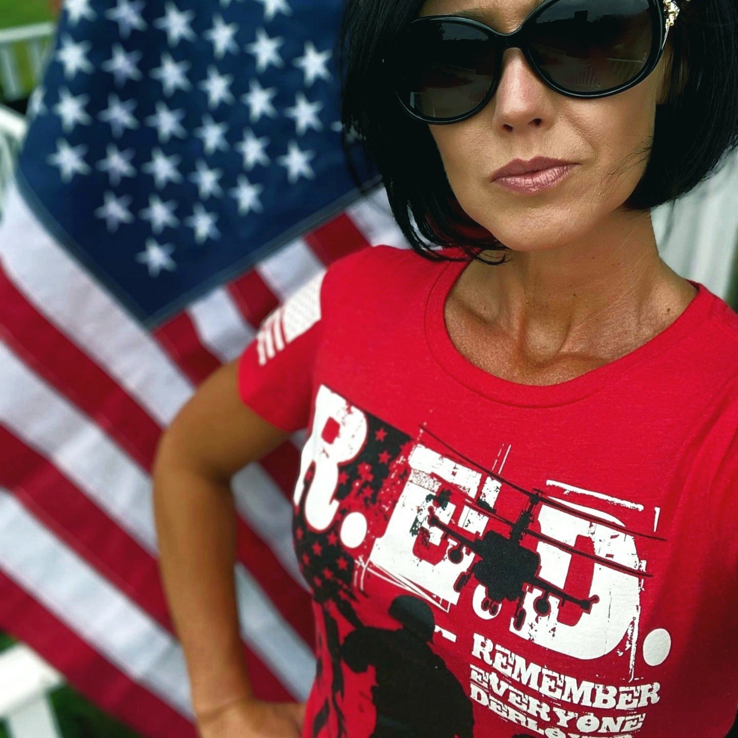 Rememeber Everyone Deployed Patriotic Apparel ~ RED Friday